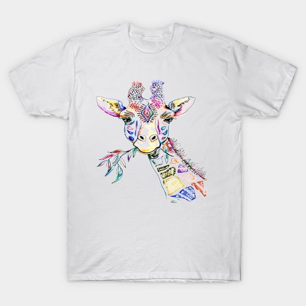 Giraffe T-Shirt by vectordiaries5